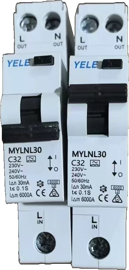 YELE RCBO 32A with tail