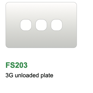 YELE Glass 3 Gang Plate