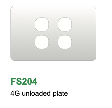 YELE Glass 4 Gang Plate