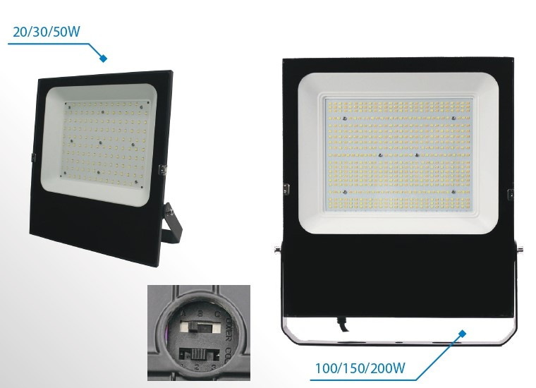 Lawell 20/30/50W Tri-Colour FloodLight