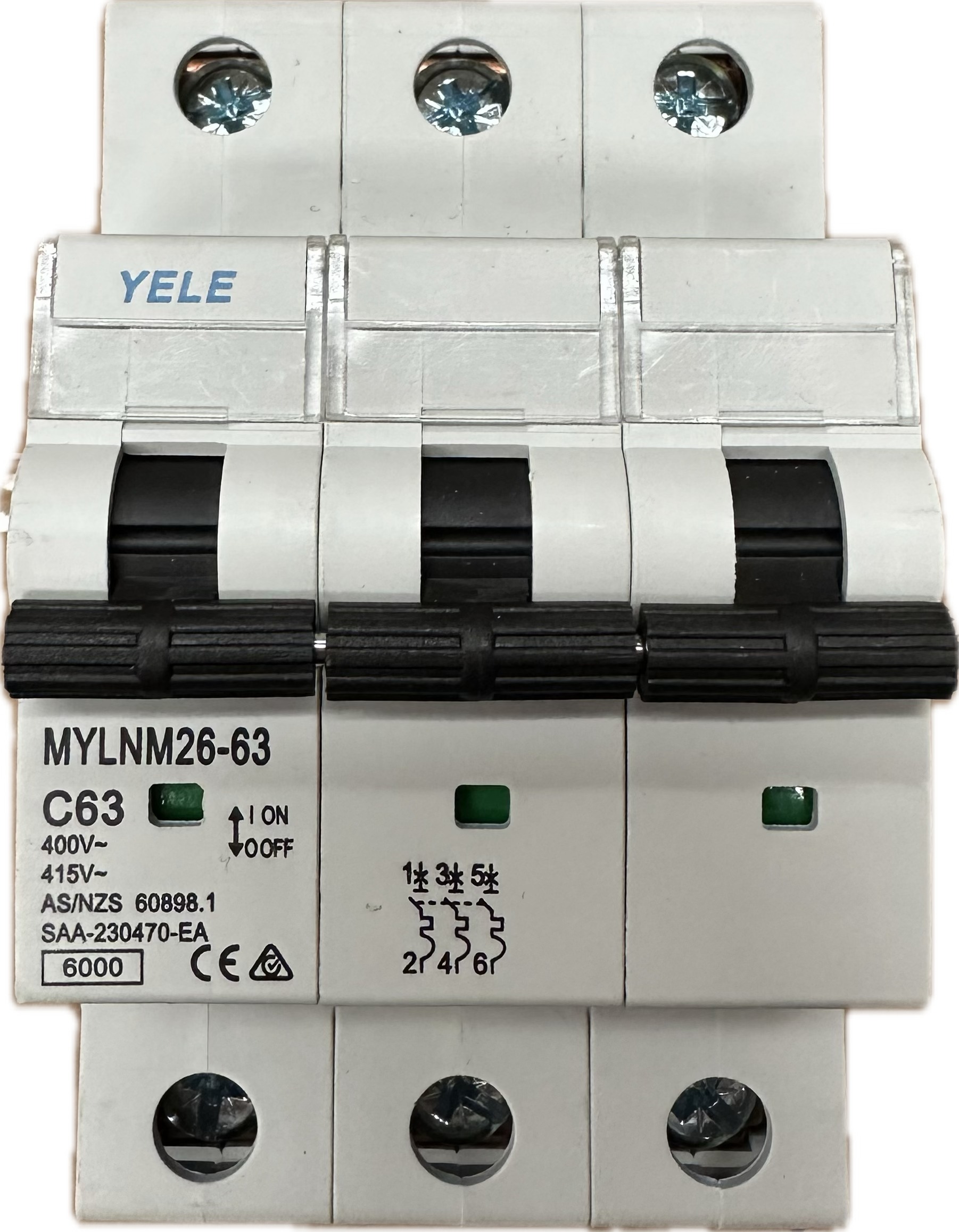 YELE MCB 3P 63A