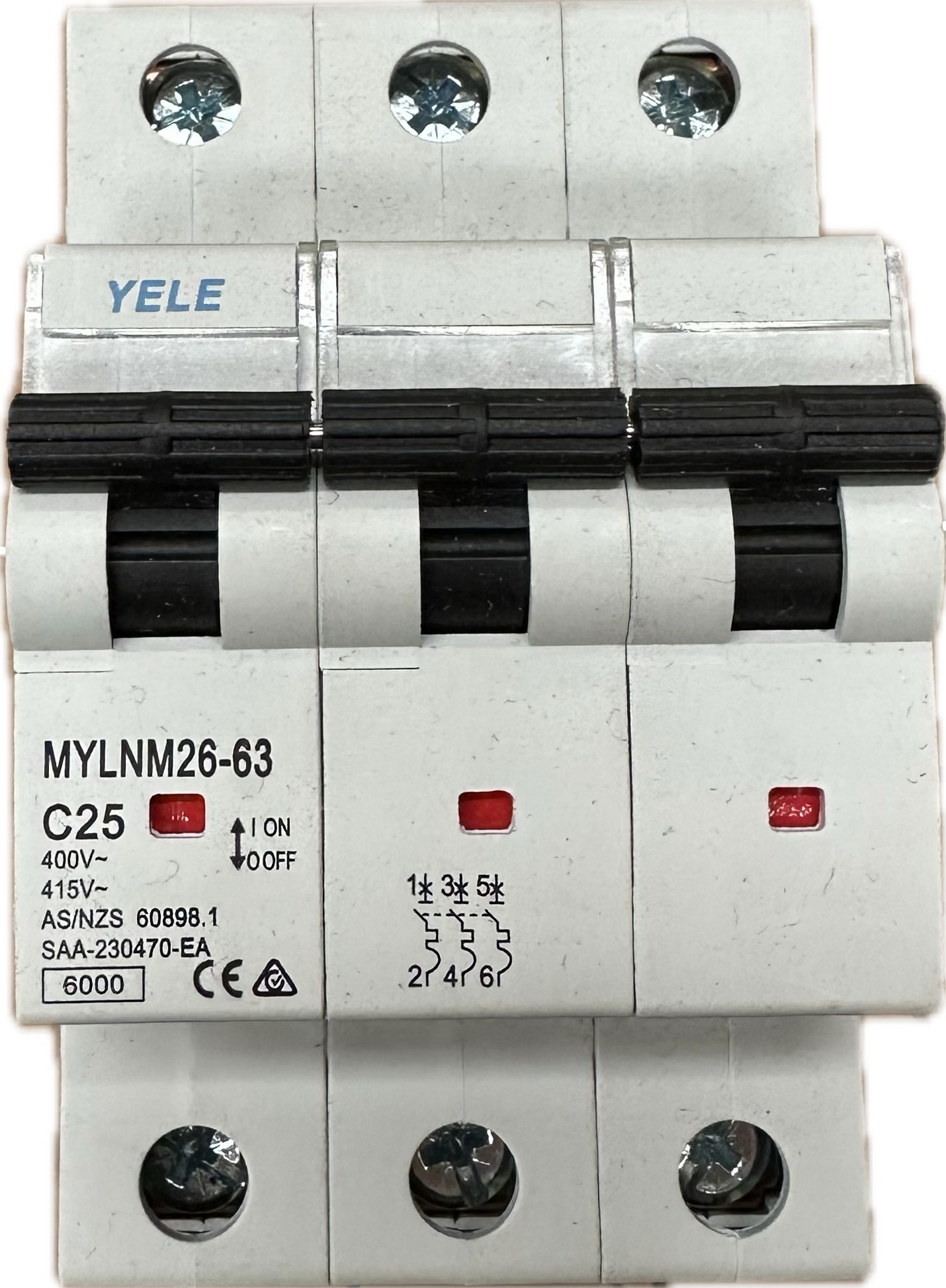 YELE MCB 3P 25A
