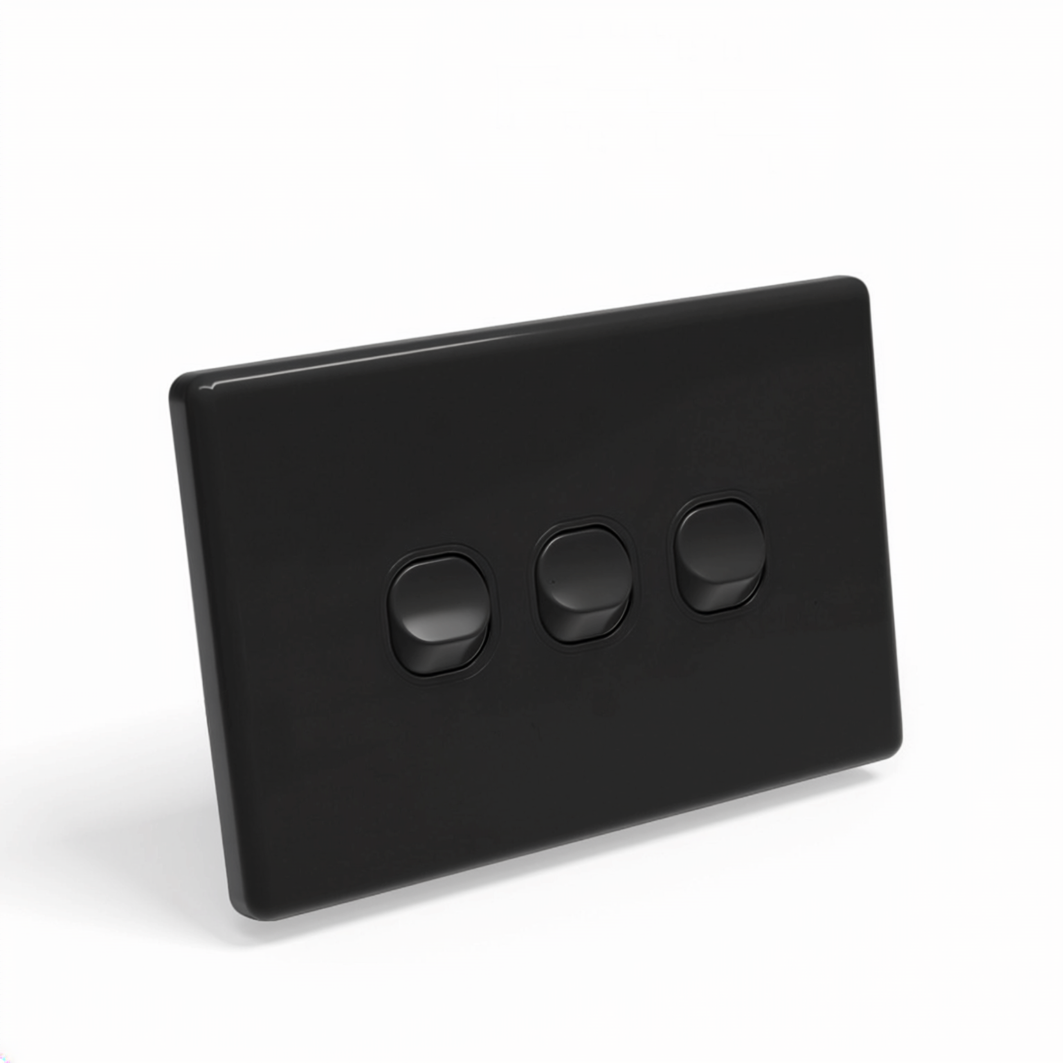 YELE Classic 3 Gang 2 Way Switch Black