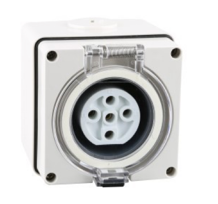 YELE Industrial Extension Socket 5 Round Pins 32A