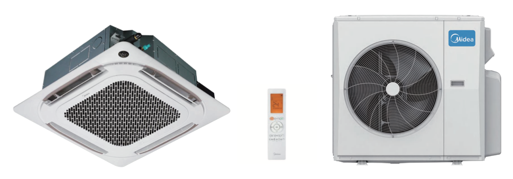 Midea Cassette Systems 12.5KW Cooling and 14.5kw Heating Outdoor and Indoor