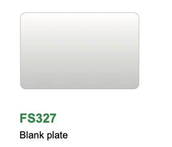 YELE Glass Blank Plate