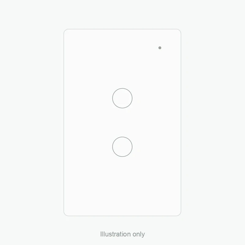 YELE Smart Touch Switch 2 Gang Live+Neutral Wi-Fi White