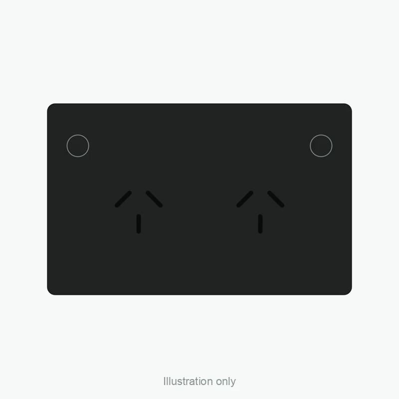 YELE Smart Double Power Point 10A Wi-Fi Black