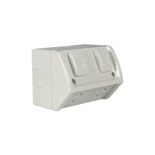YELE Weatherproof Double Power Point 10A