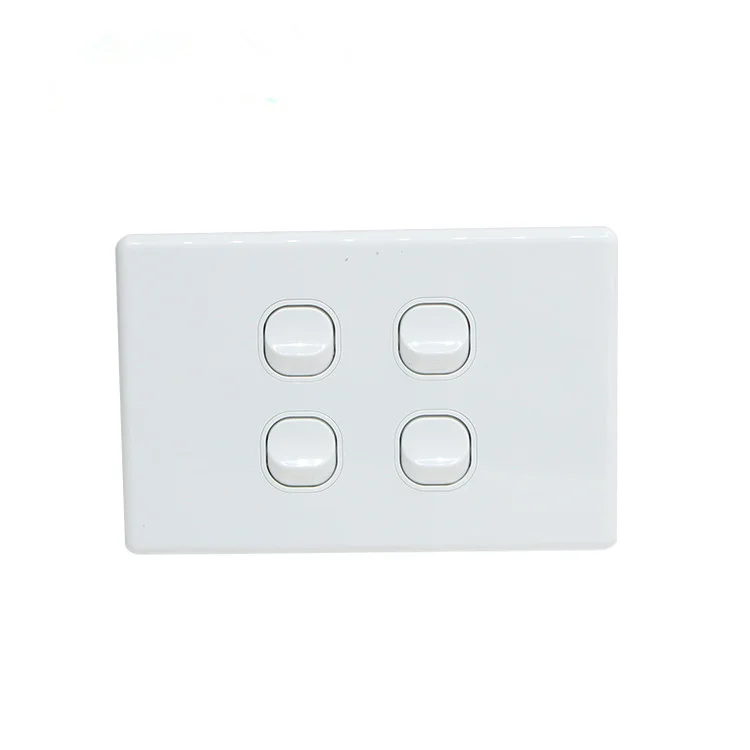 YELE Classic 4 Gang 2 Way Switch White