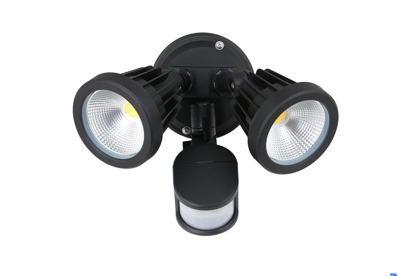 YELE Double Spot Light 2*15w Without Sensor Black