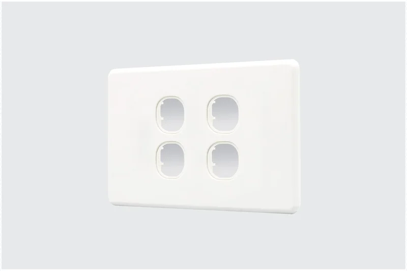 YELE Slim 4 Gang Plate