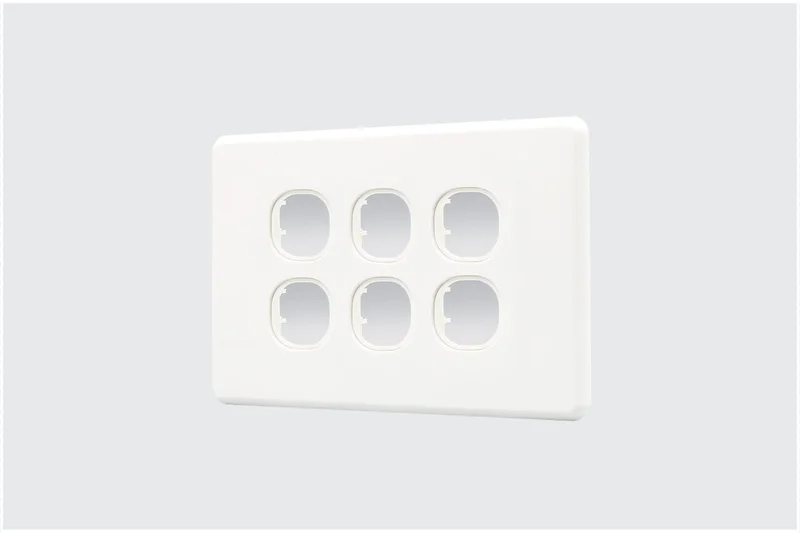 YELE Slim 6 Gang Plate