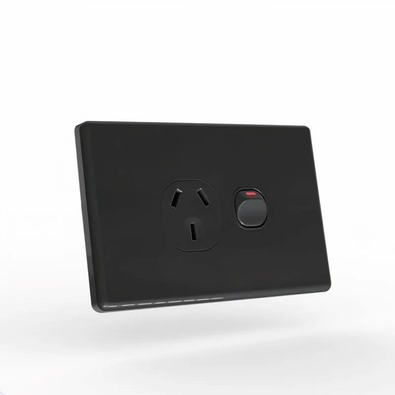 YELE Slim Single Powerpoint 10A Black