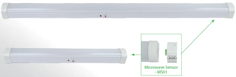 Lawell 4ft Tri-Colour Slimline Emergency Batten