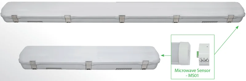 Lawell 4ft Tricolour LED Strip Batten-Weatherproof