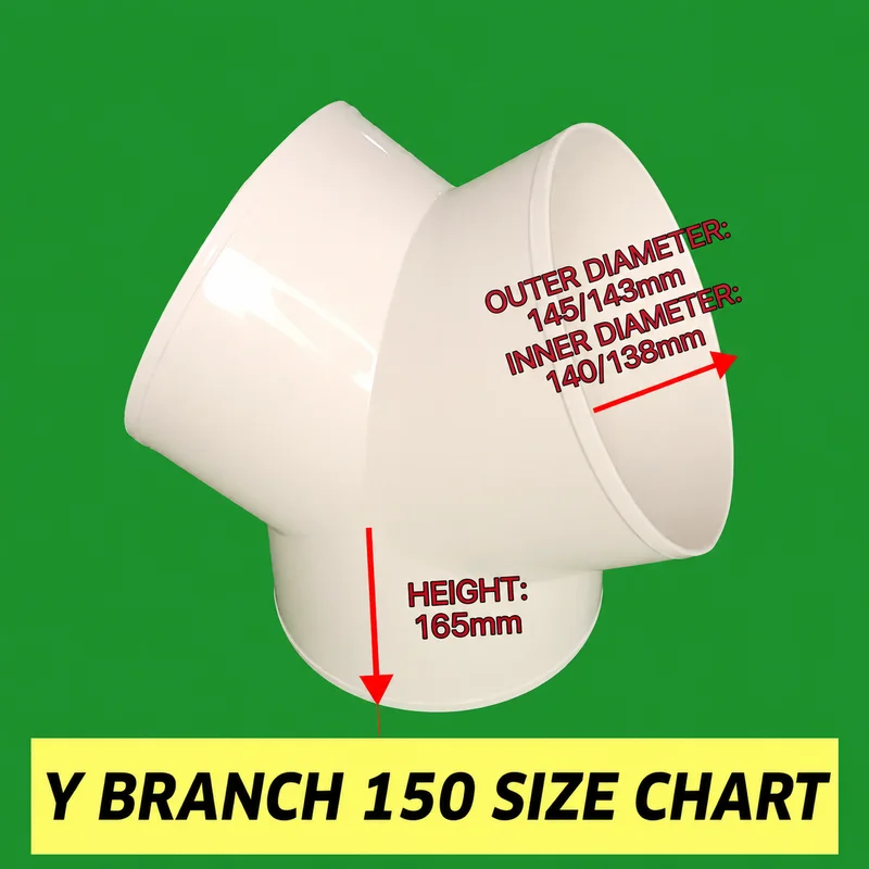 Flue Y Junction 150mm